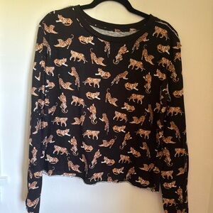 Tiger print top